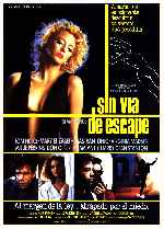 carátula carteles de Sin Via De Escape - 1989