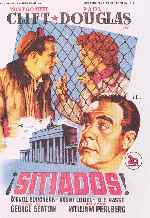 carátula carteles de Sitiados - 1950