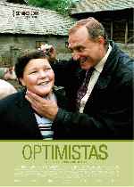 carátula carteles de Optimistas