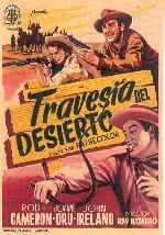 carátula carteles de Travesia Del Desierto - 1954