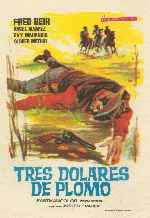 carátula carteles de Tres Dolares De Plomo