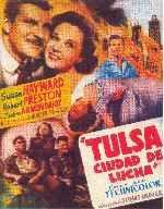 carátula carteles de Tulsa - Ciudad De Lucha