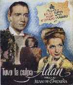 carátula carteles de Tuvo La Culpa Adan