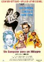 carátula carteles de Un Gangster Para Un Milagro