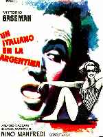 carátula carteles de Un Italiano En La Argentina