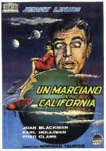 carátula carteles de Un Marciano En California
