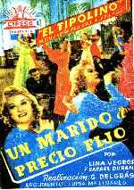 carátula carteles de Un Marido A Precio Fijo - V2