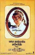 carátula carteles de Una Senorita Rebelde