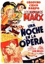 carátula carteles de Una Noche En La Opera - V2