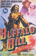 carátula carteles de Aventuras De Buffalo Bill