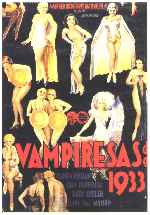 carátula carteles de Vampiresas De 1933