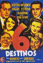 carátula carteles de 6 Destinos