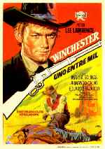 carátula carteles de Winchester - Uno Entre Mil