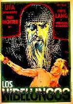 carátula carteles de Los Nibelungos