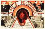 carátula carteles de Amor Prohibido - 1932