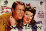 carátula carteles de Una Gran Senora - 1942