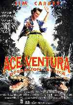 carátula carteles de Ace Ventura - Operacion Africa
