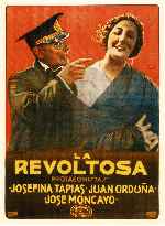 carátula carteles de La Revoltosa - 1924