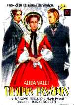 carátula carteles de Tiempos Pasados