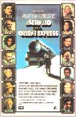 cartula carteles de Asesinato En El Orient Express - 1974