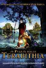 carátula carteles de Un Puente Hacia Terabithia