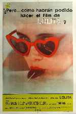 carátula carteles de Lolita - 1962