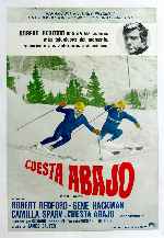 carátula carteles de Cuesta Abajo - 1969