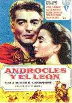 carátula carteles de Androcles Y El Leon