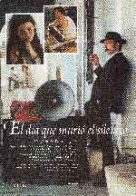 carátula carteles de El Dia Que Murio El Silencio