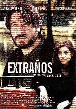 carátula carteles de Extranos