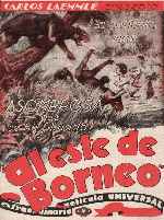 carátula carteles de Al Este De Borneo