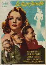 carátula carteles de La Mujer Invisible - 1940