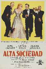 carátula carteles de Alta Sociedad - 1956 - V2