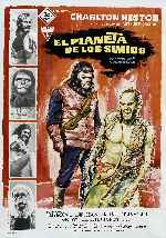 carátula carteles de El Planeta De Los Simios - 1968 - V4