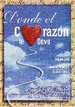 carátula carteles de Donde El Corazon Te Lleve