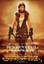 carátula carteles de Resident Evil 3 - La Extincion