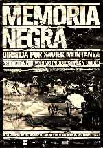 carátula carteles de Memoria Negra