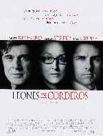 carátula carteles de Leones Por Corderos