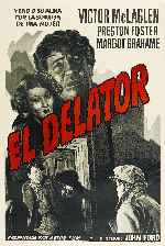 carátula carteles de El Delator - 1935