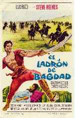 carátula carteles de El Ladron De Bagdad - 1961