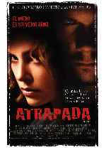 carátula carteles de Atrapada - 2002