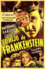 carátula carteles de El Hijo De Frankenstein