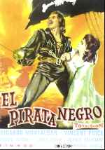 carátula carteles de El Pirata Negro - 1926 - V2