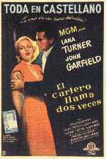 carátula carteles de El Cartero Siempre Llama Dos Veces - 1946