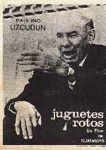 carátula carteles de Juguetes Rotos