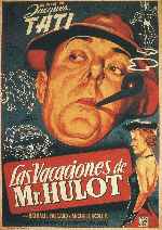 carátula carteles de Las Vacaciones De Monsieur Hulot