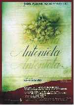 carátula carteles de Antonieta - V3