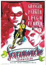 carátula carteles de Scaramouche - 1952 - V2