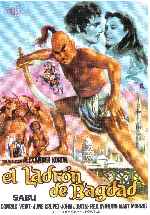 carátula carteles de El Ladron De Bagdad - V2