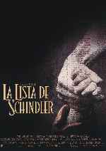 carátula carteles de La Lista De Schindler - V2